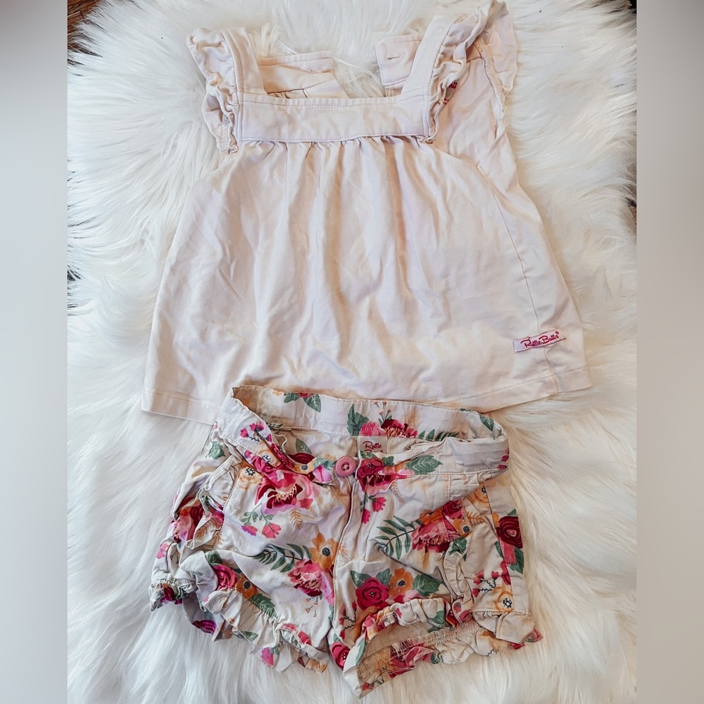 Ruffle Butts- Toddler Floral Set